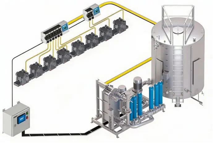 集中供油、集中供液系统